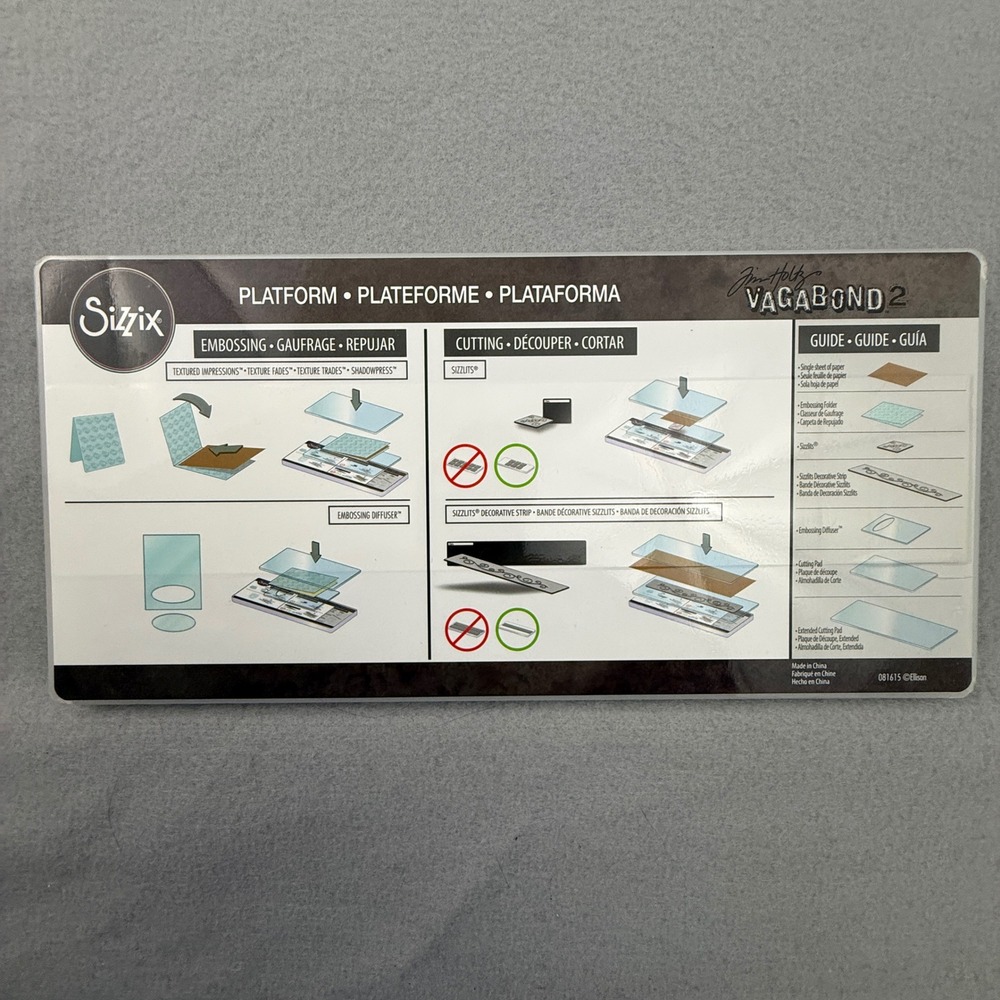 Sizzix Vagabond 2 Solo Platform Board Replacement Base Plate Tim Holtz